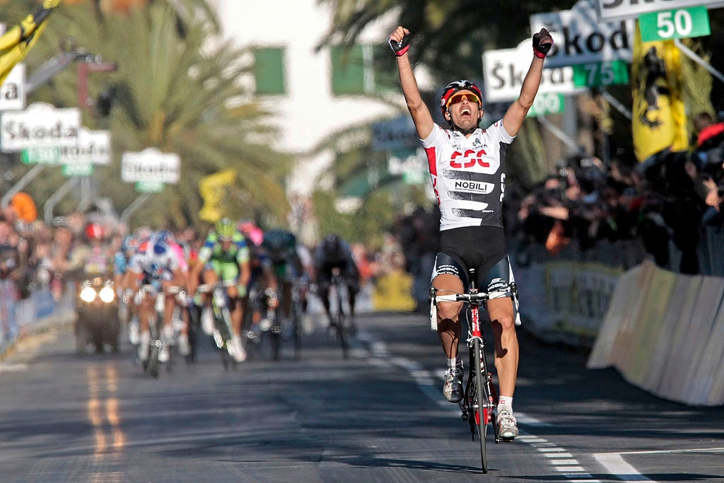 22-03-2008: Milan - San Remo - Fabian Cancellara, Team CSC wins the stage. © Frontzonesport.dk (Photo by Lars Ronbog/FrontzoneSport via Getty Images)
