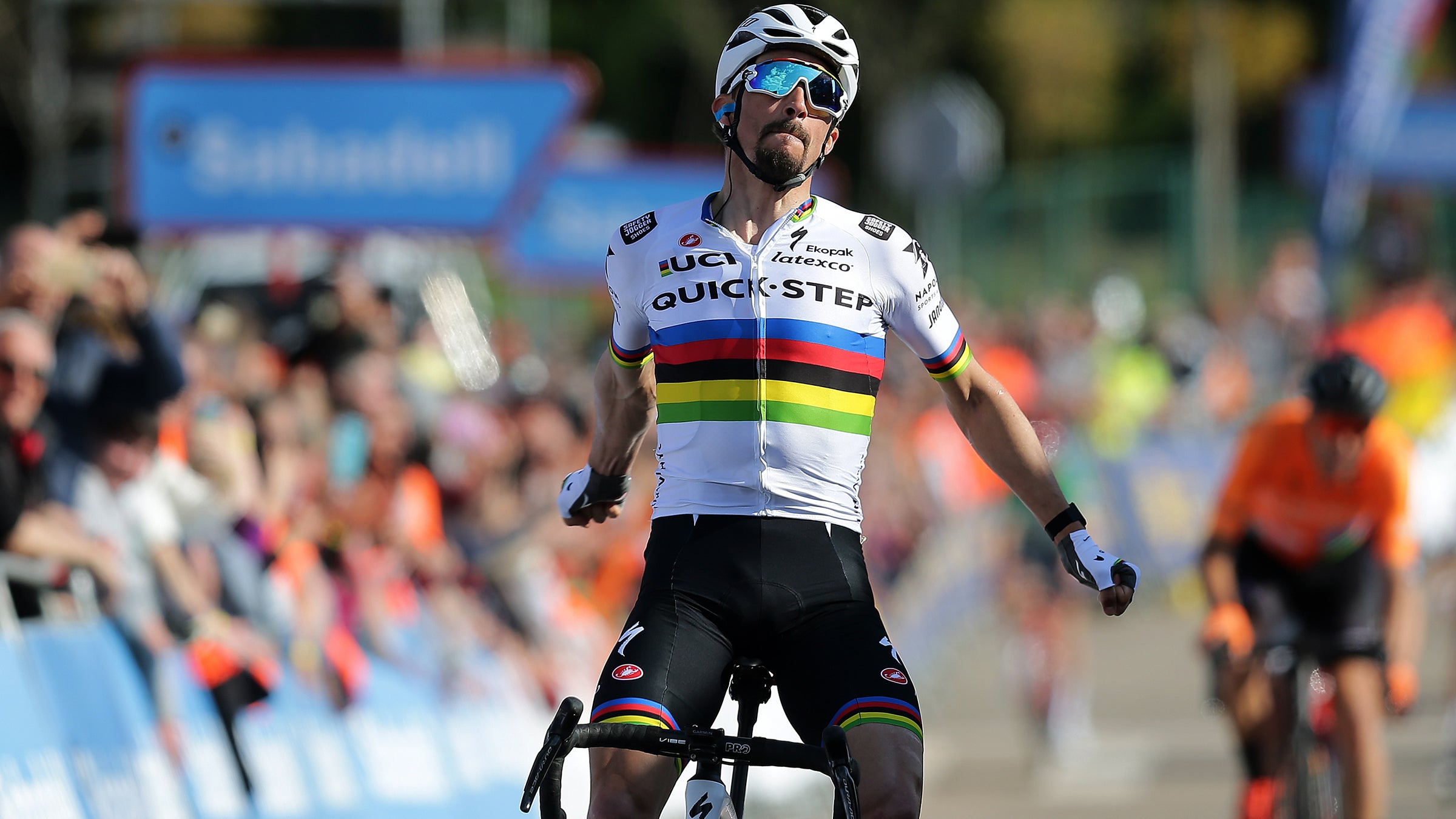 Alaphilippe committed to 'total racing' through his two seasons as world champ.