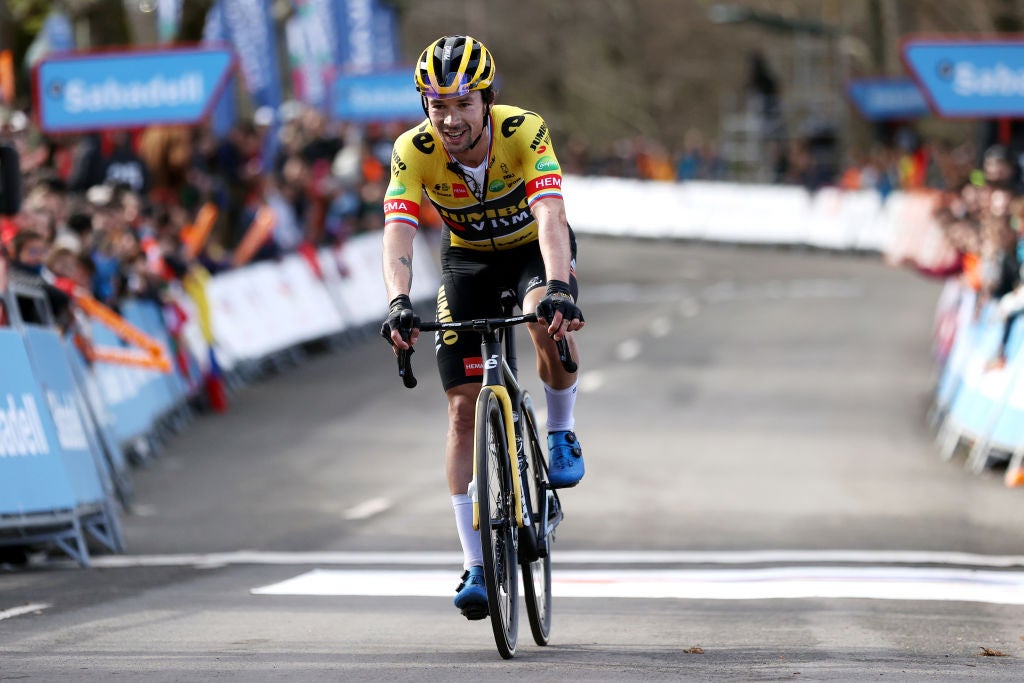 Primoz Roglic at the Itzulia Basque Country race