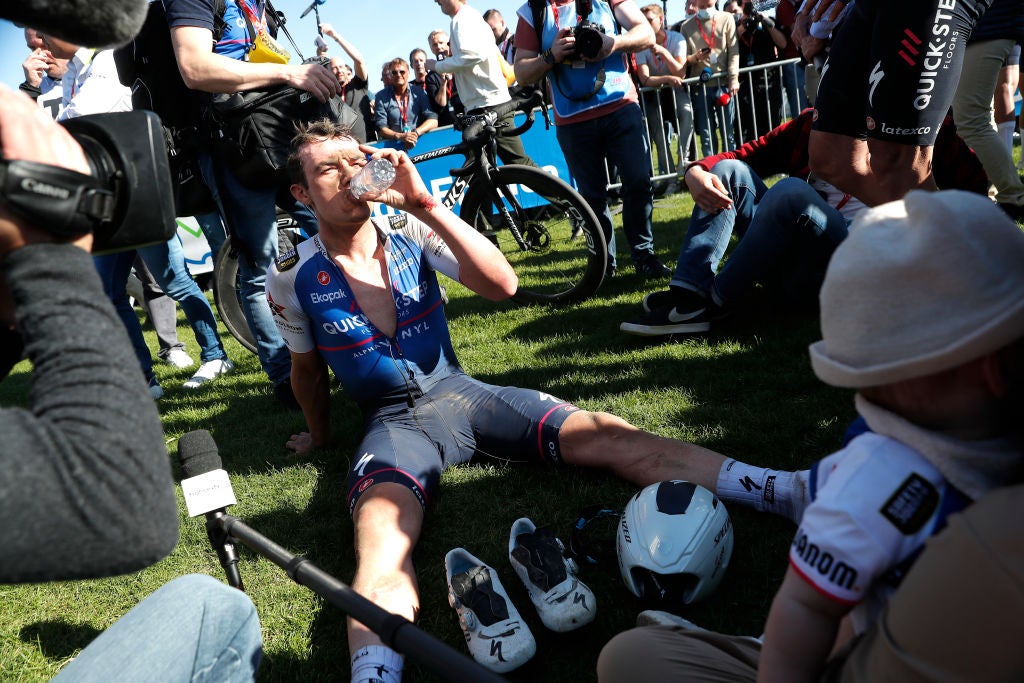 Lampaert didn't arrive in the velodrome with the result he deserved.