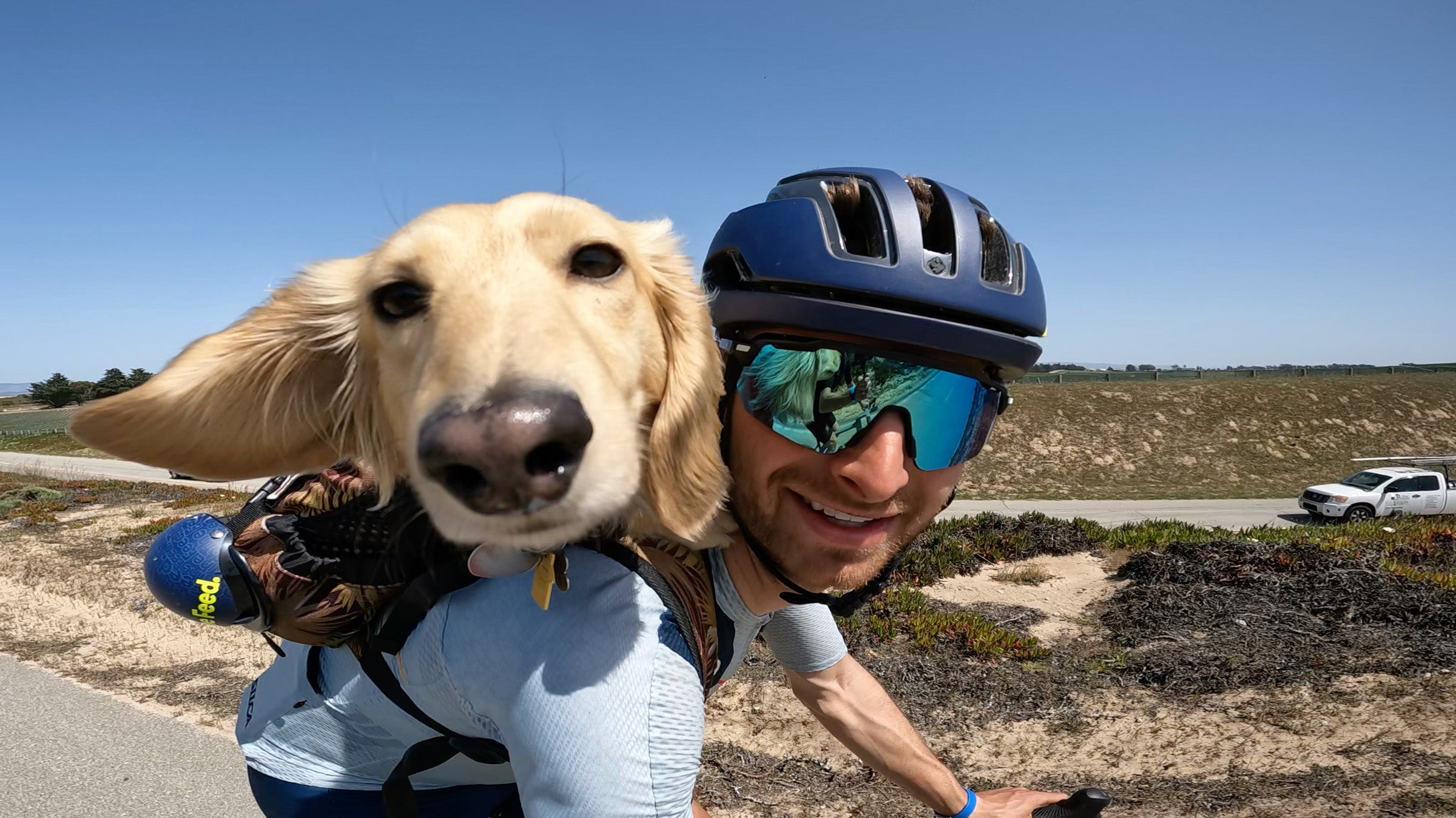 Willie and his riding mate, Alexey Vermeulen.