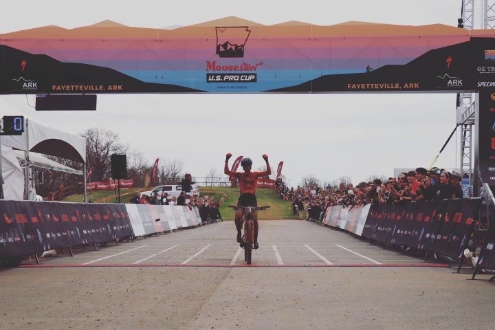 Savilia Blunk wins the first XCO race of the 2022 US Cup