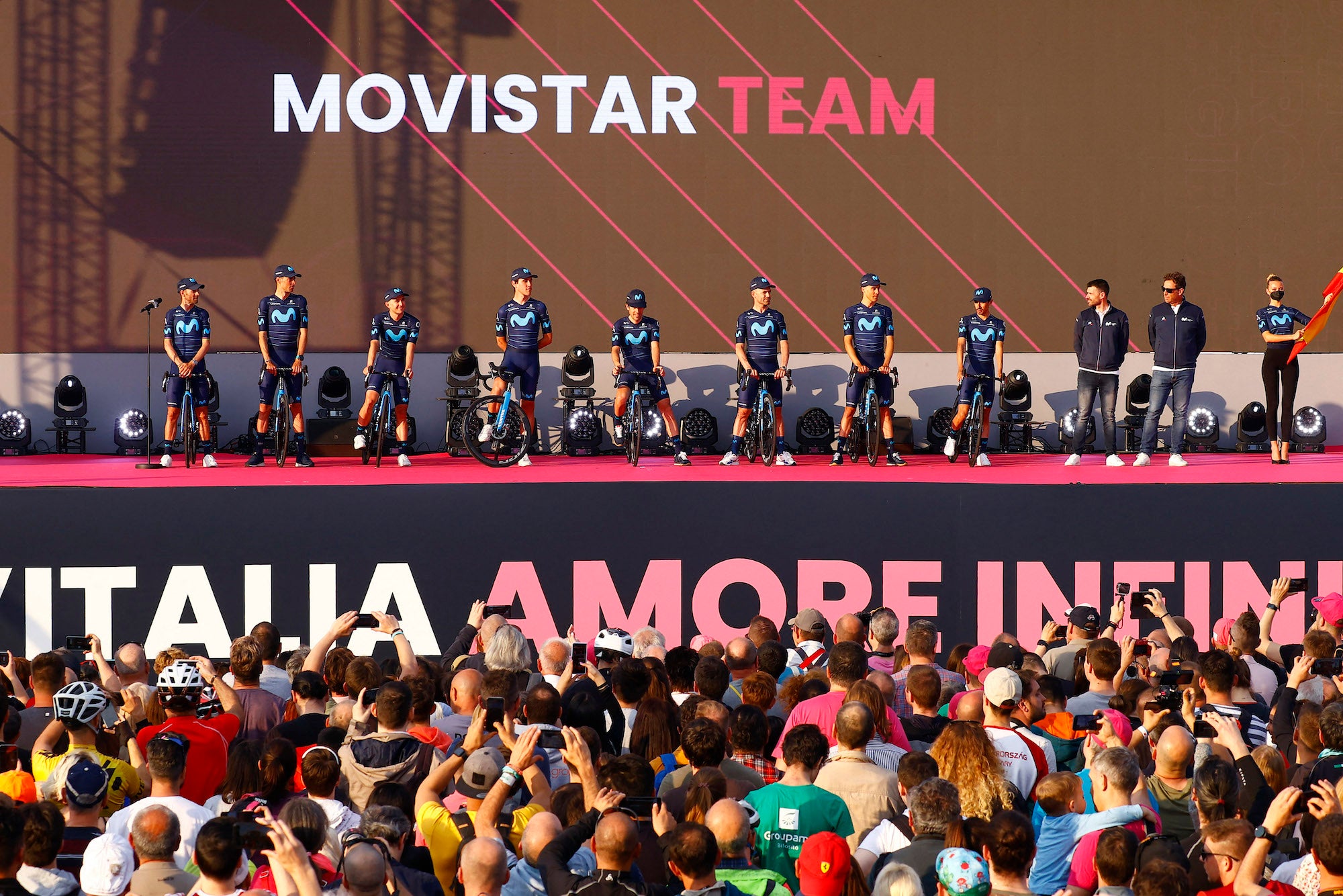 Will Barta makes his Giro debut with Movistar.