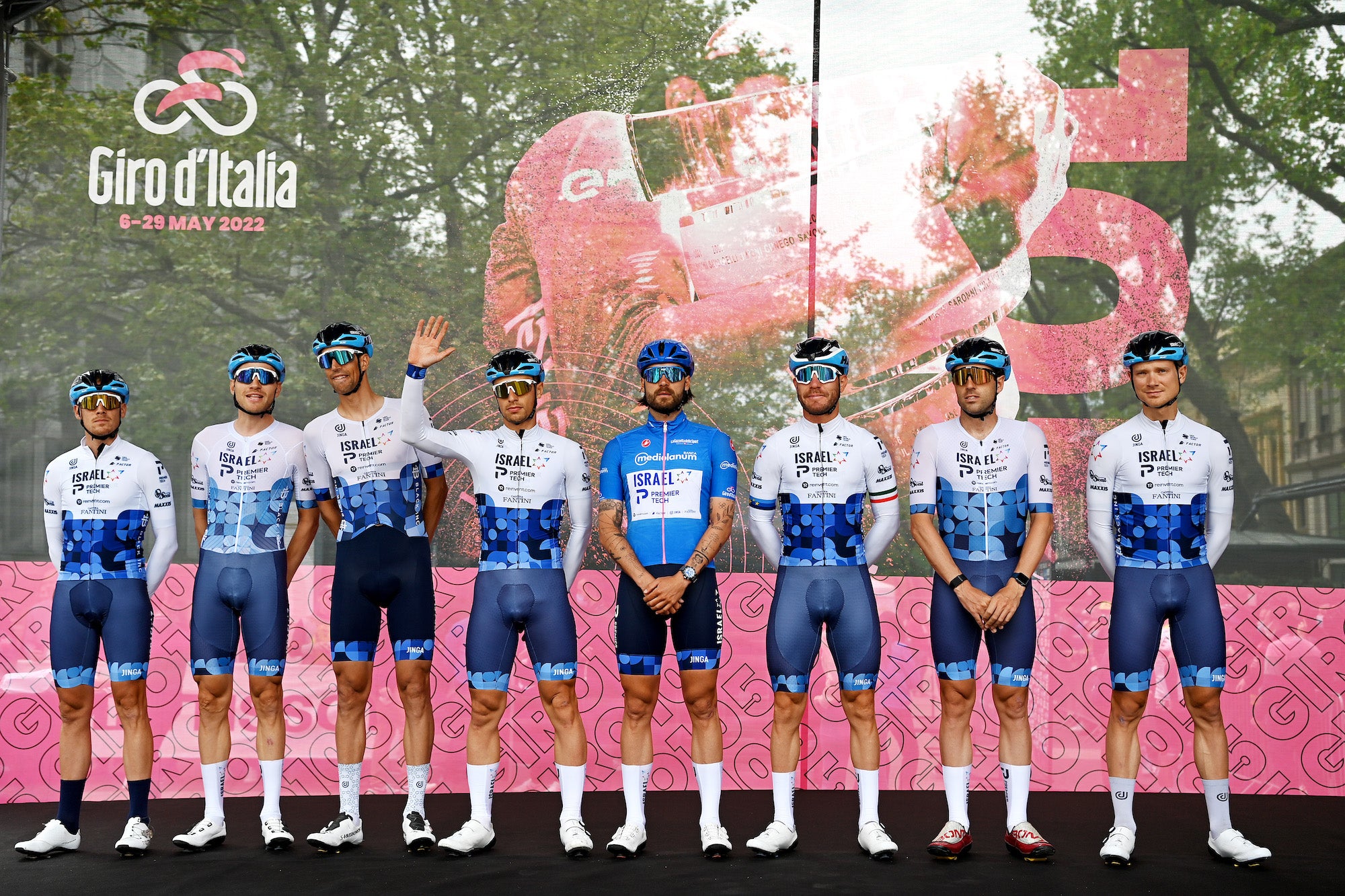 Alexander Cataford, on far right, said the team is not racing differently despite a risk of relegation.