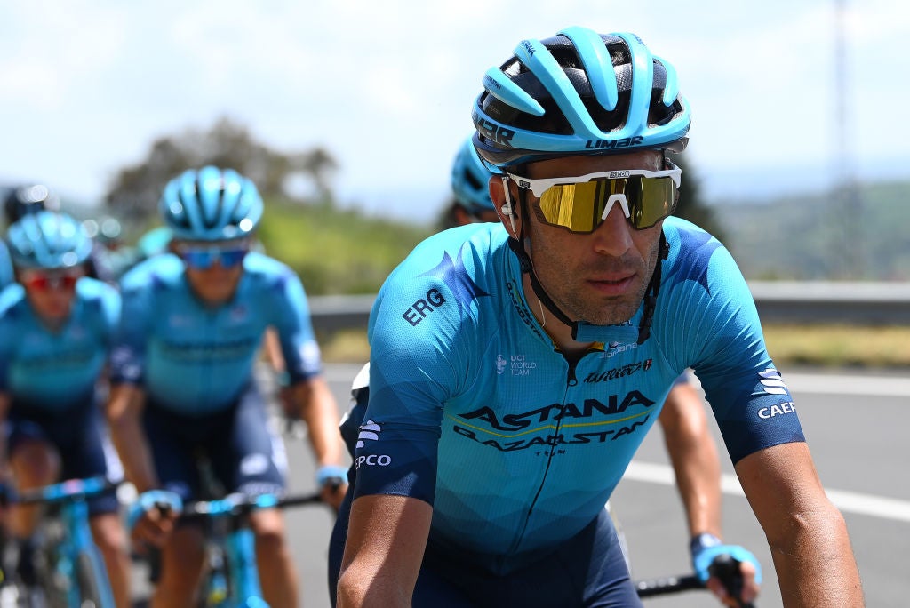 Vincenzo Nibali in his final Giro d'Italia
