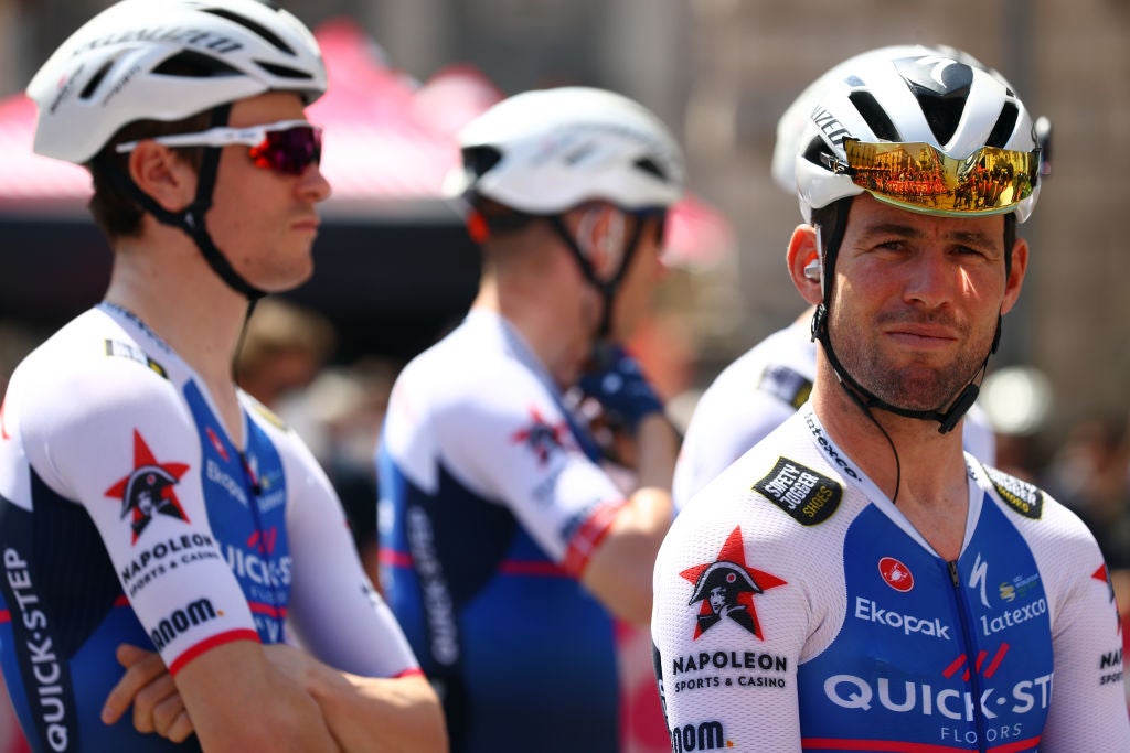 Mark Cavendish at the Giro d'Italia in 2022