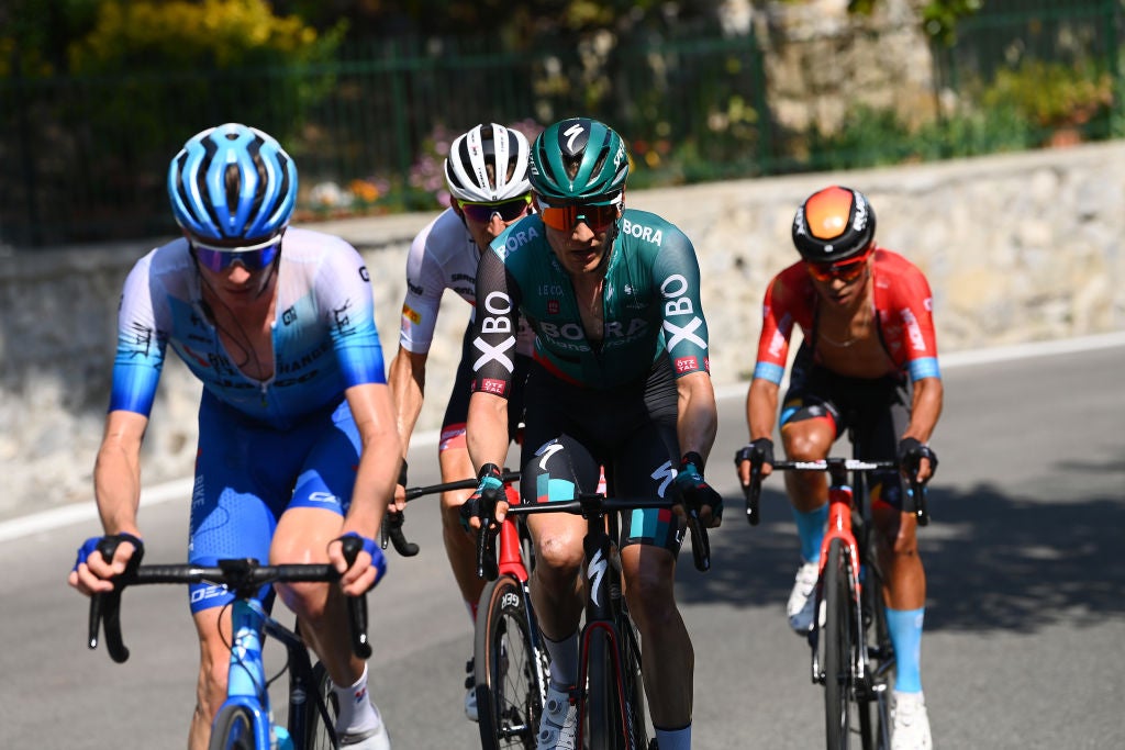 Wilco Kelderman in the stage 12 breakaway at the Giro d'Italia