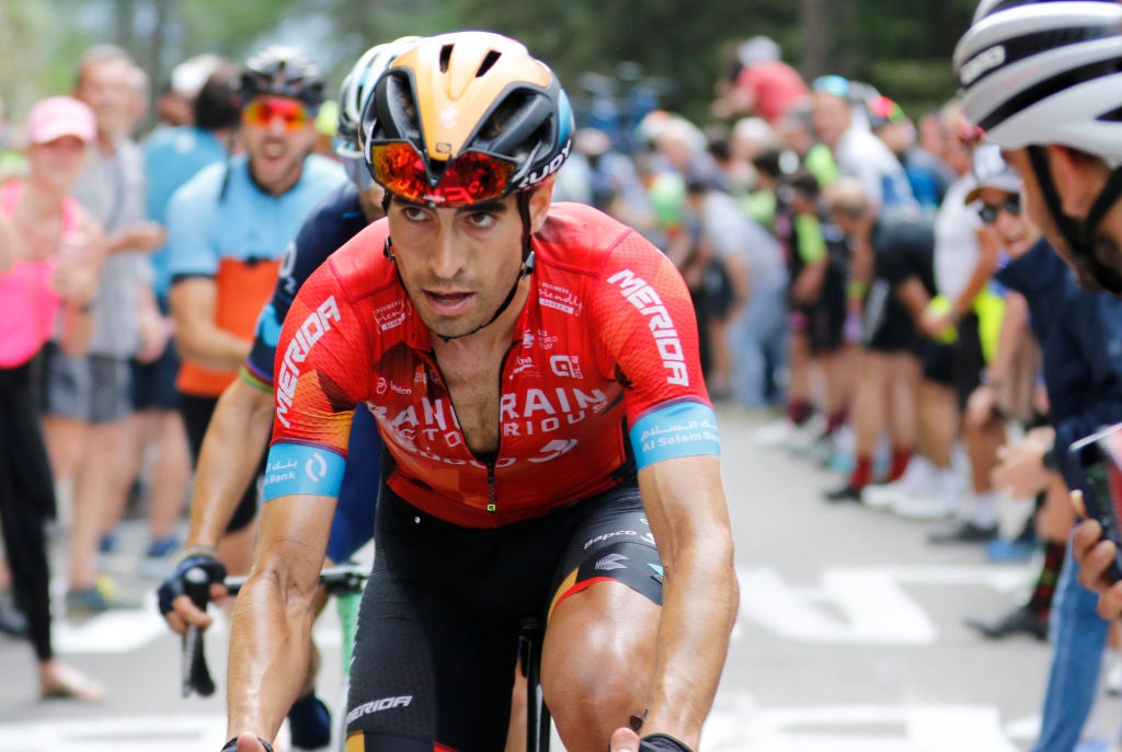 APRICA, ITALY - MAY 24: Mikel Landa Meana of Spain and Team Bahrain Victorious looks on during the 105th Giro d'Italia 2022, Stage 16 a 202km stage from Salò to Aprica 1173m / #Giro / #WorldTour / on May 24, 2022 in Aprica, Italy. (Photo by Sara Cavallini/Getty Images)