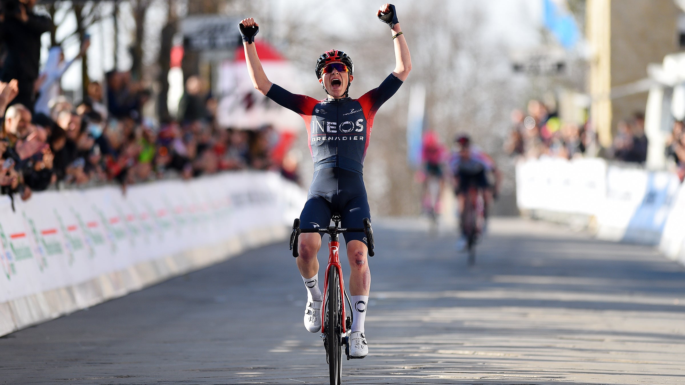 Ben Tolett posting up at some race.