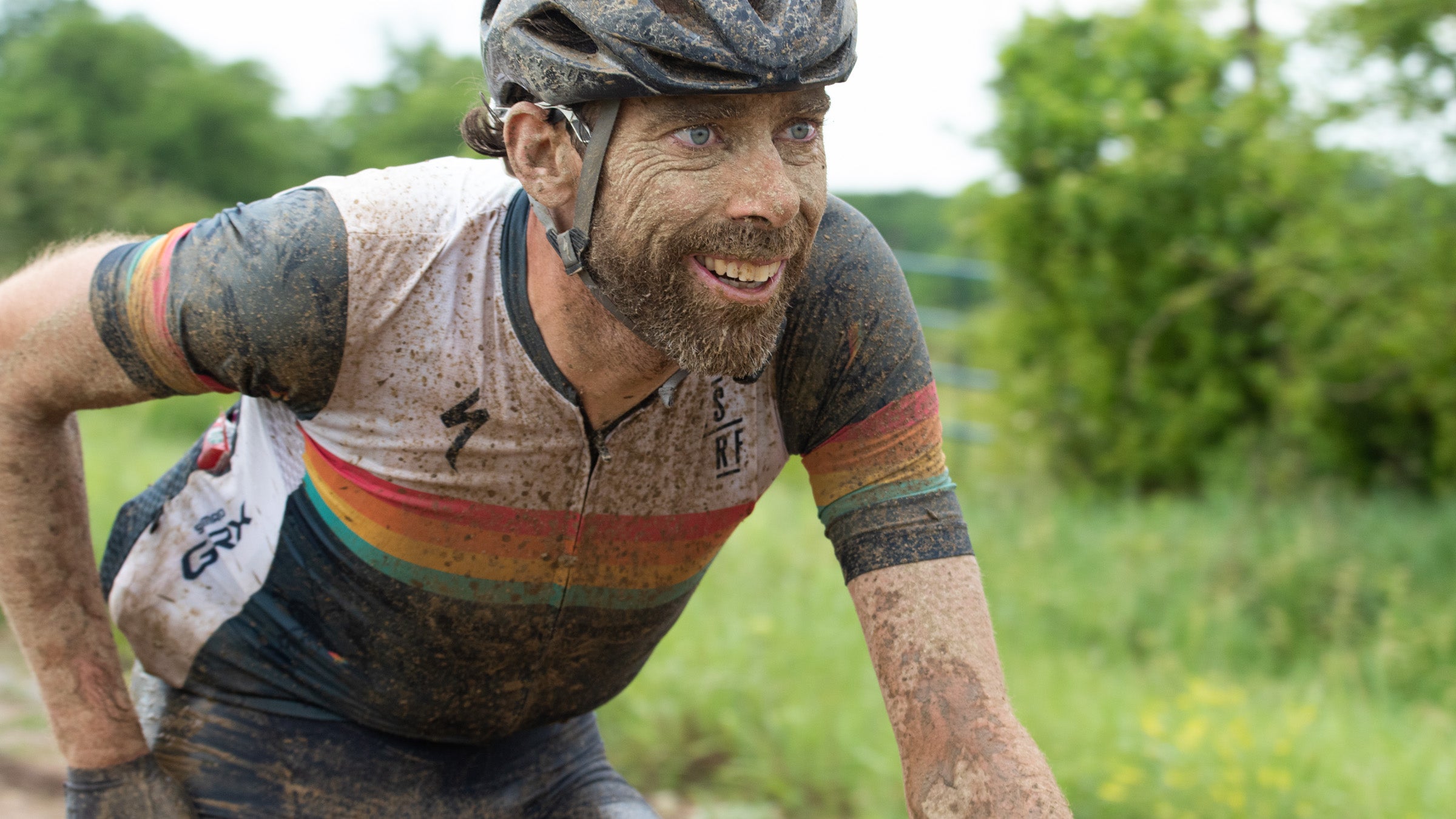 Unbound 2022: Laurens Ten Dam was eventually caught by the chase, but was just happy to be racing his bike.