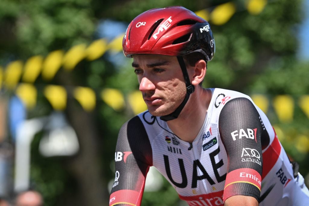 Brandon McNulty at the Critérium du Dauphine