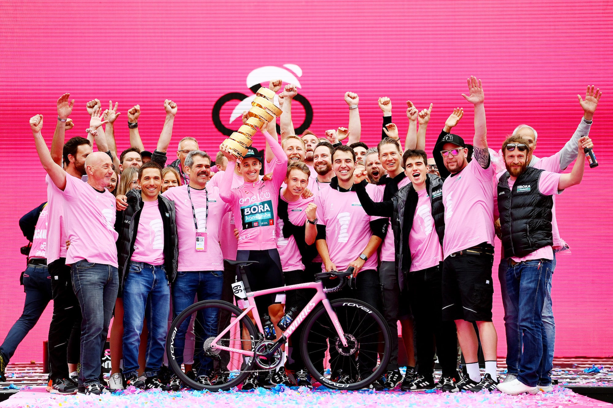 Jai Hindley won Bora-Hansgrohe's first grand tour title