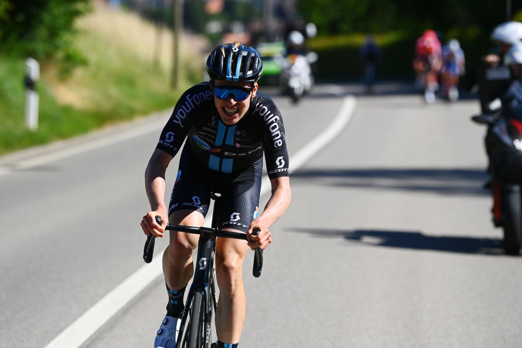 Andreas Leknessund attacks for victory at the Tour de Suisse
