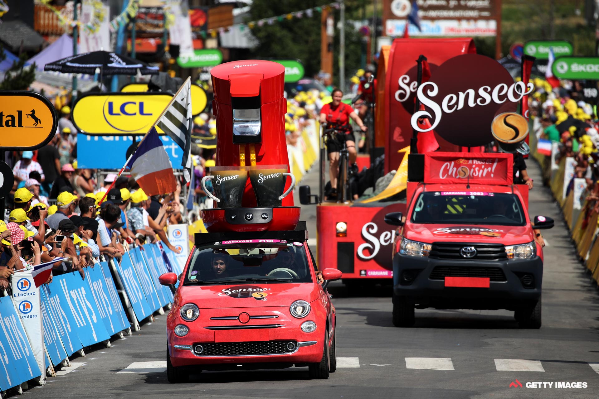 The Senseo armada, laying waste to all in their path. (Photo by Chris Graythen/Getty Images)