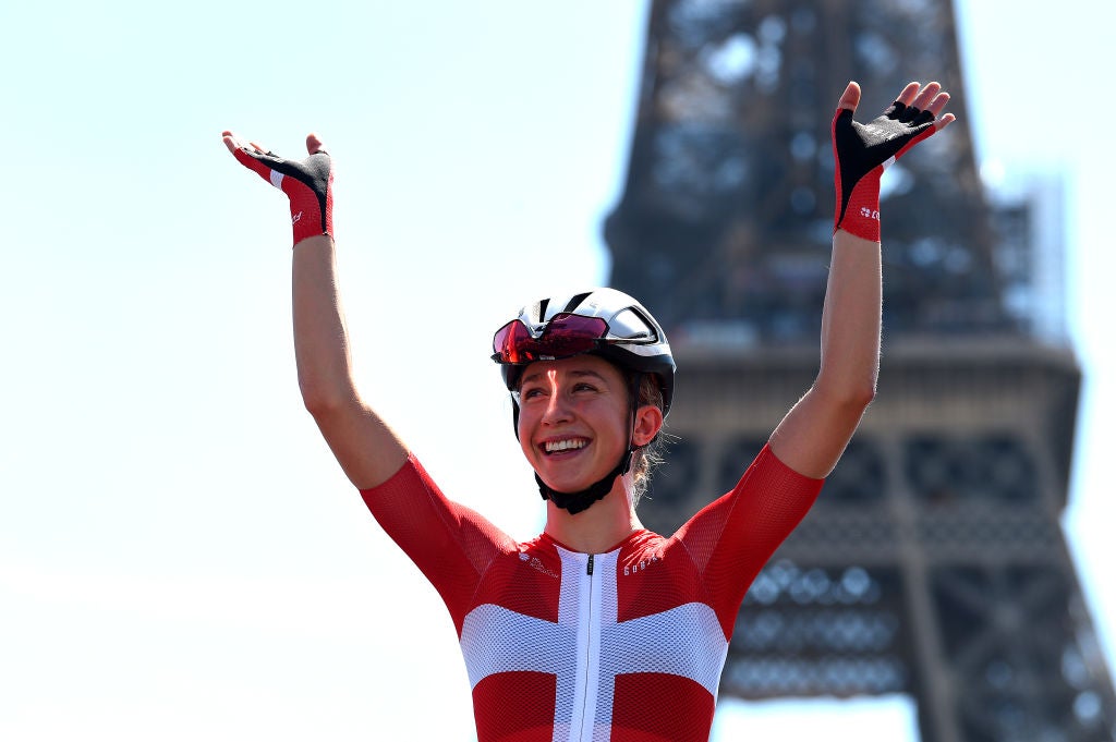 Cecilie Uttrup Ludwig ahead of stage 1 of the Tour de France Femmes