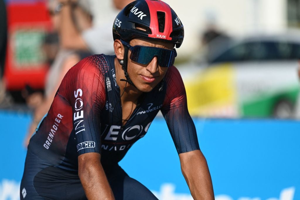 Egan Bernal was back to racing at the Tour of Denmark
