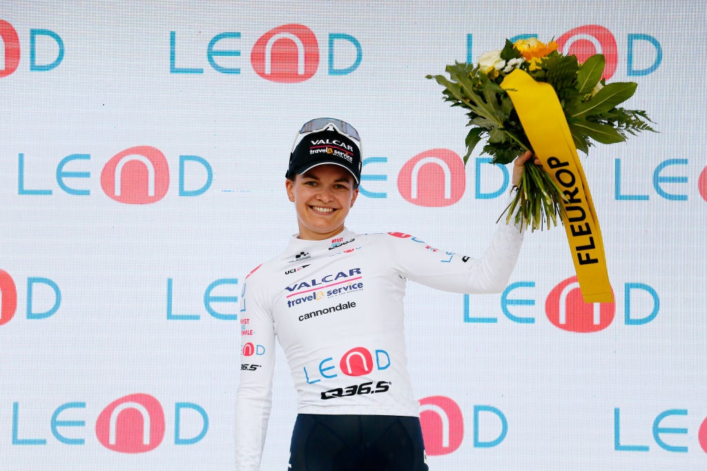 Olivia Baril won the young rider classification at the Tour de Suisse