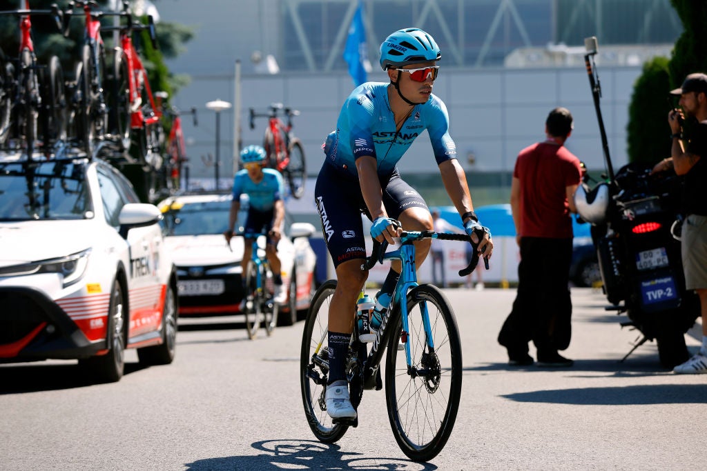 Michele Gazzoli at the Tour de Pologne