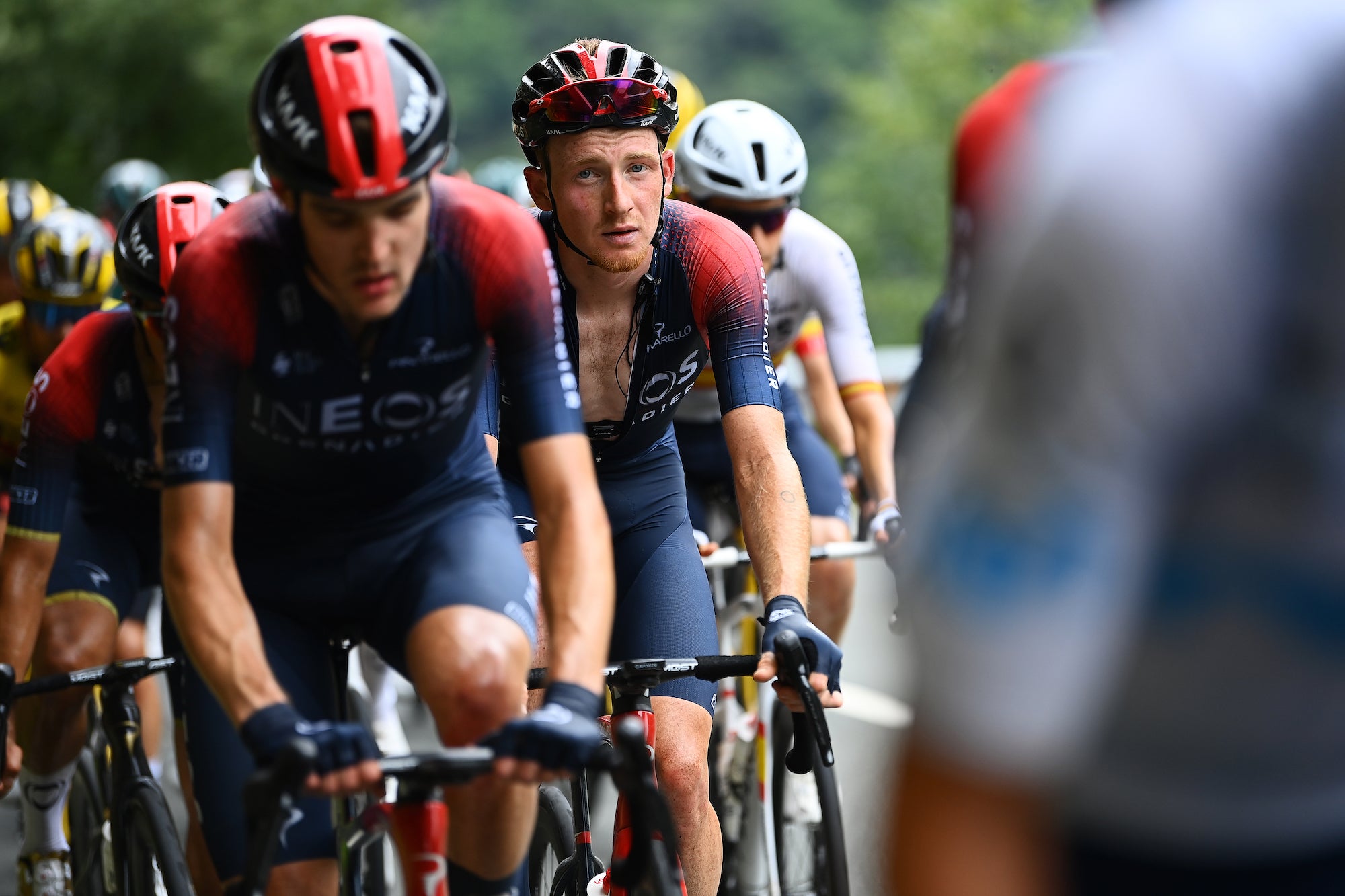 Ineos Grenadiers packs three riders into the top-10 so far at the Vuelta.