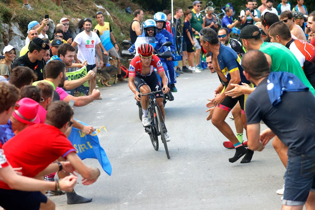 Remco Evenepoel kicks clear of his rivals on stage 9