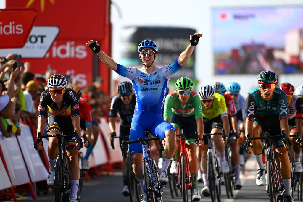 Kaden Groves wins stage 11 of the Vuelta a Espana