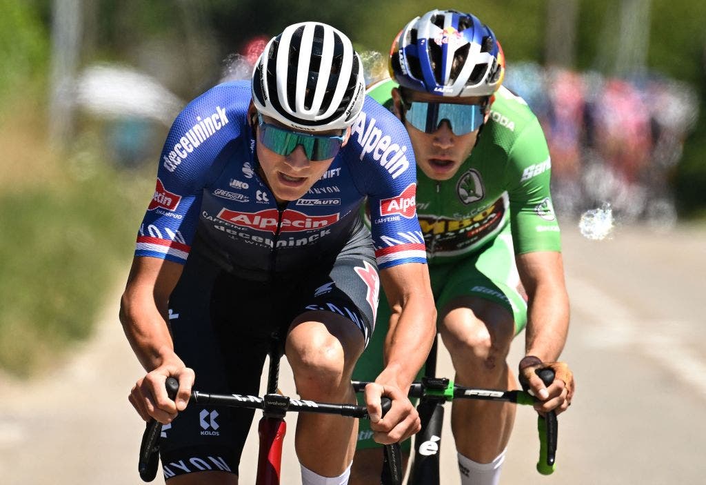 Mathieu van der Poel at the Tour de France