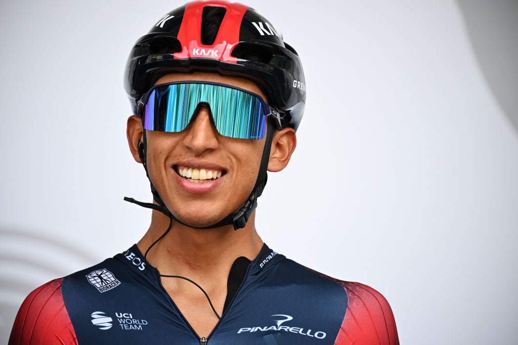 Egan Bernal underwent nose surgery this month in Colombia.