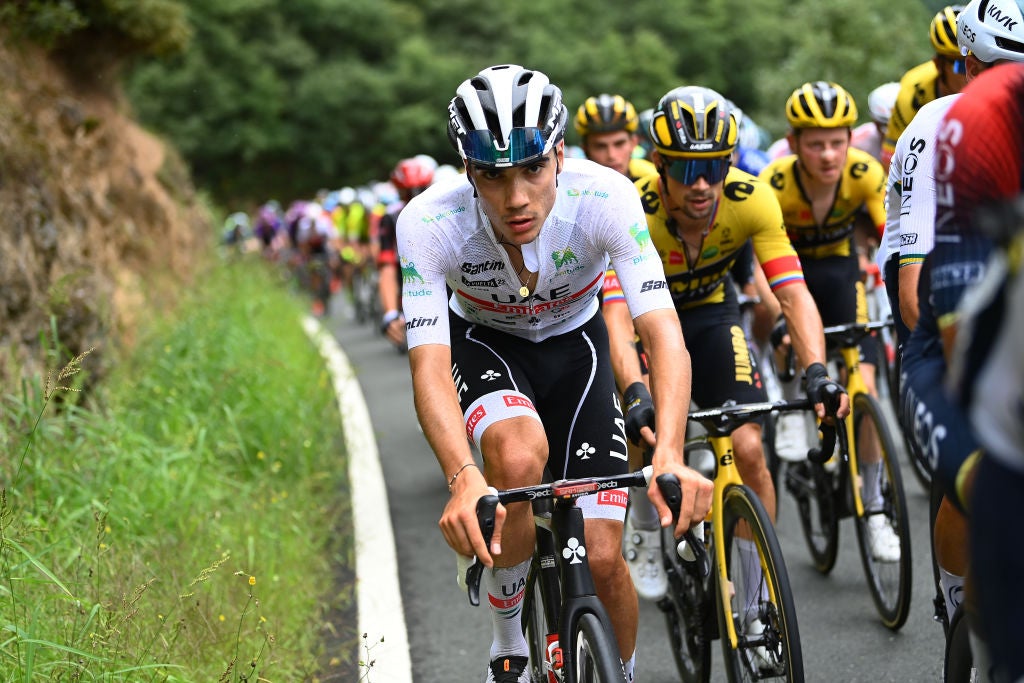 Juan Ayuso at the Vuelta a Espana