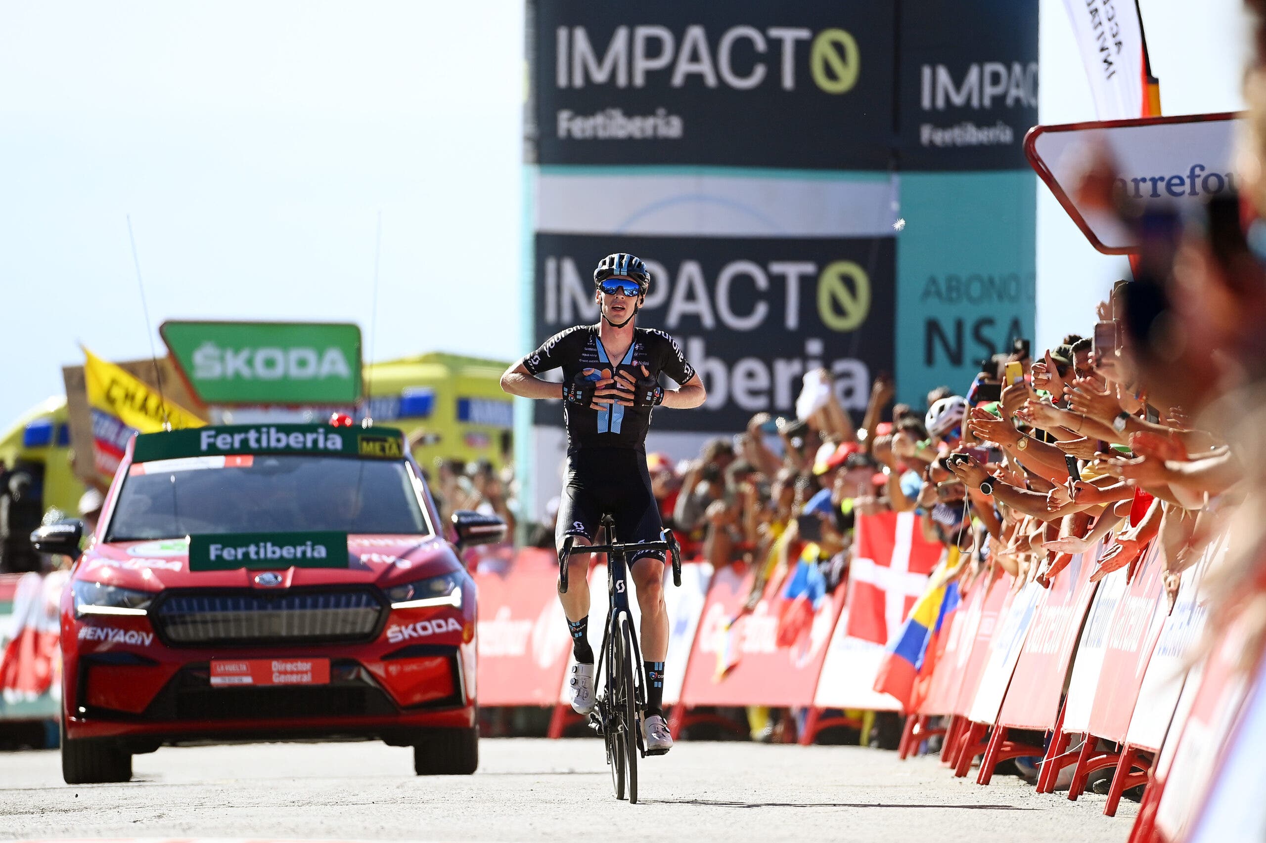Thymen Arensman won a stage of the Vuelta a Espana