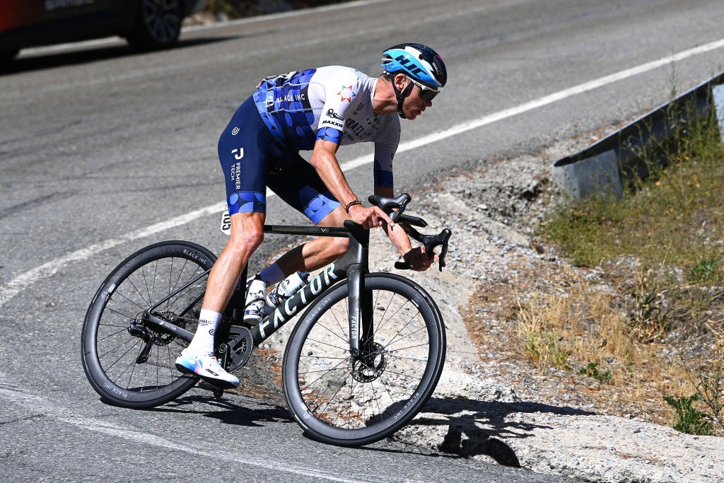 NAVACERRADA, SPAIN - SEPTEMBER 10: Christopher Froome of United Kingdom and Team Israel - Premier Tech competes during the 77th Tour of Spain 2022, Stage 20 a 181km stage from Moralzarzal to Puerto de Navacerrada 1851m / #LaVuelta22 / #WorldTour / on September 10, 2022 in Puerto de Navacerrada, Spain. (Photo by Tim de Waele/Getty Images)