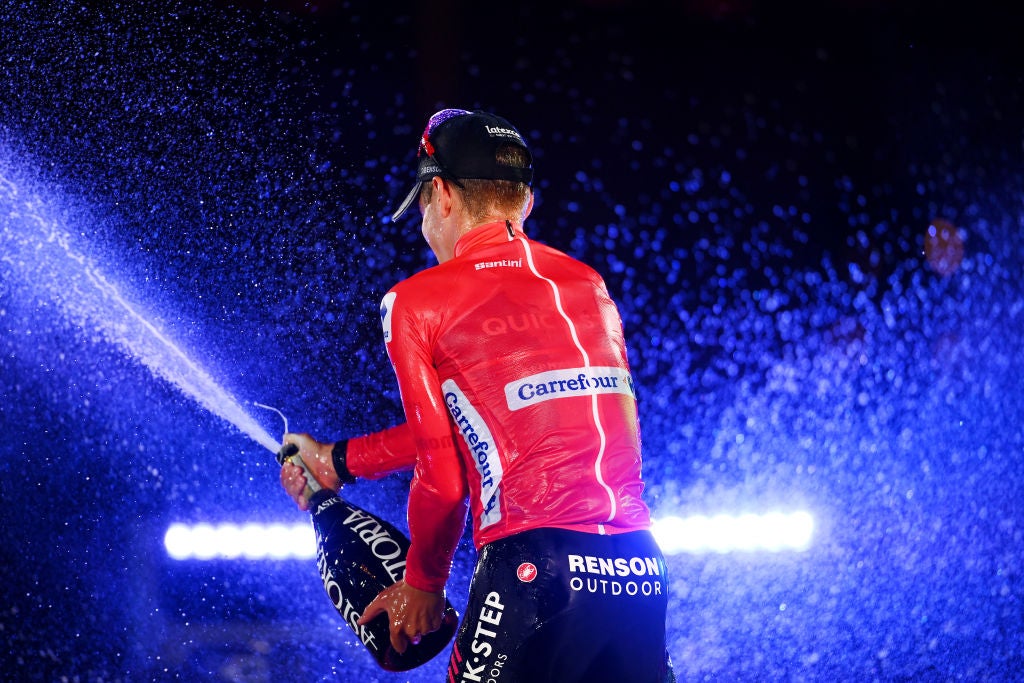 Evenepoel is looking to back up his Vuelta victory at the Giro next season.