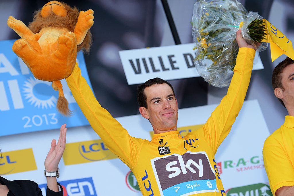 Richie Porte (Team Sky) winning Paris-Nice in 2013