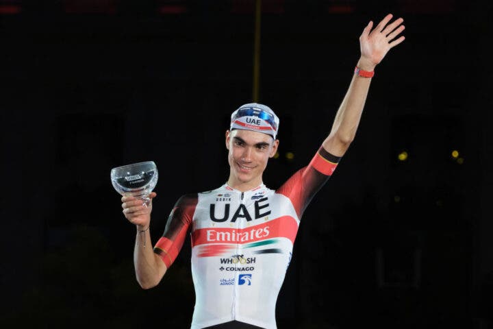 Juan Ayuso finished third at the Vuelta a Espana