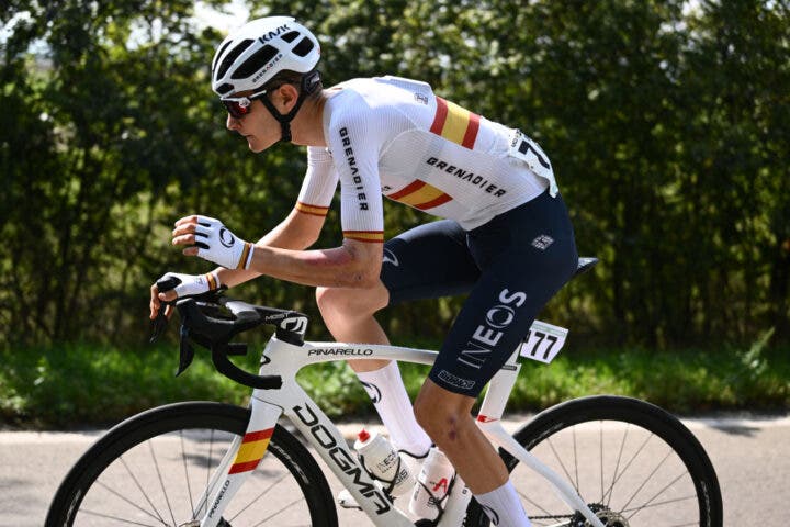 Carlos Rodriguez took the Spanish road race title in 2022