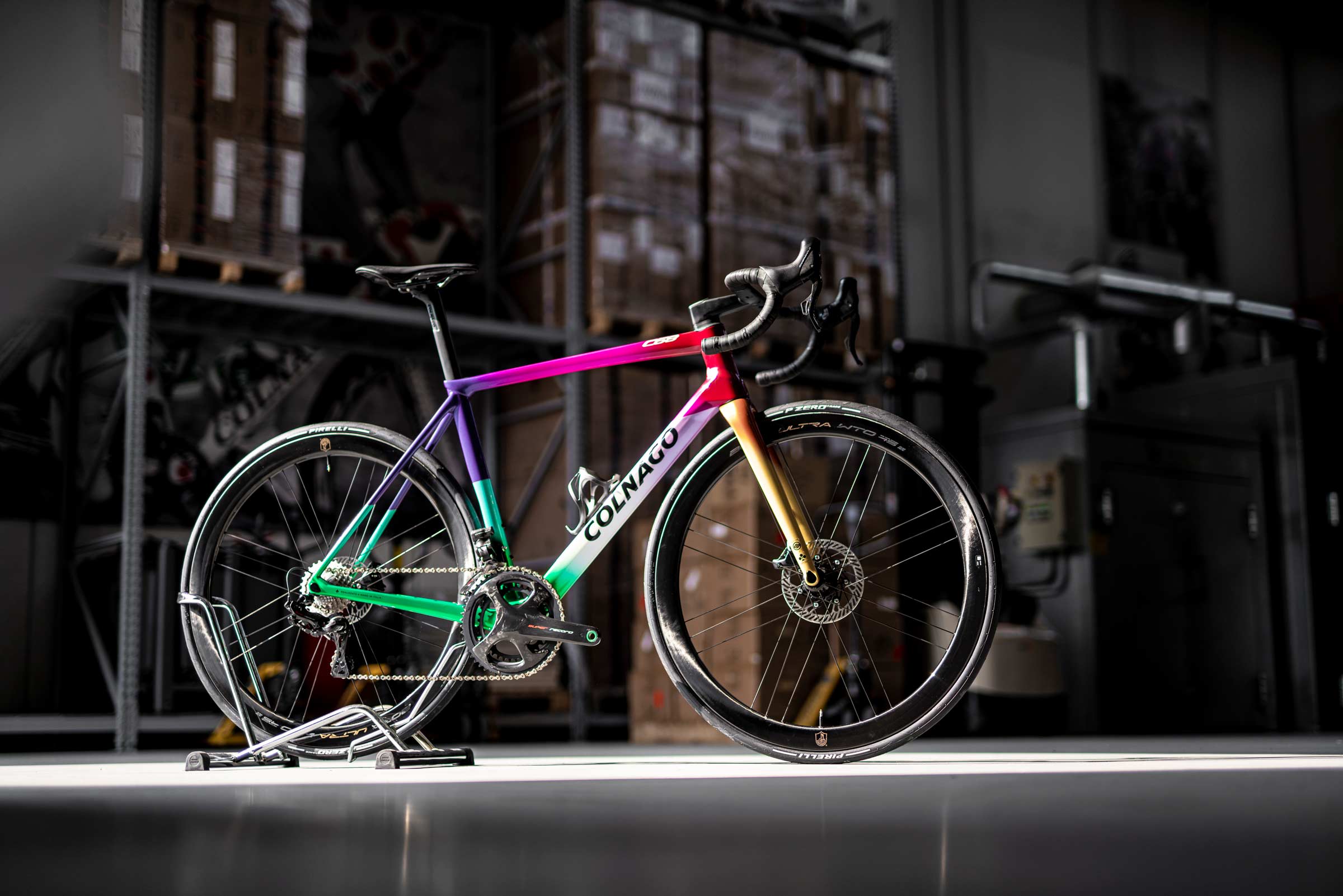 Colnago collaborates with designer Motoki Yoshio on a colorful