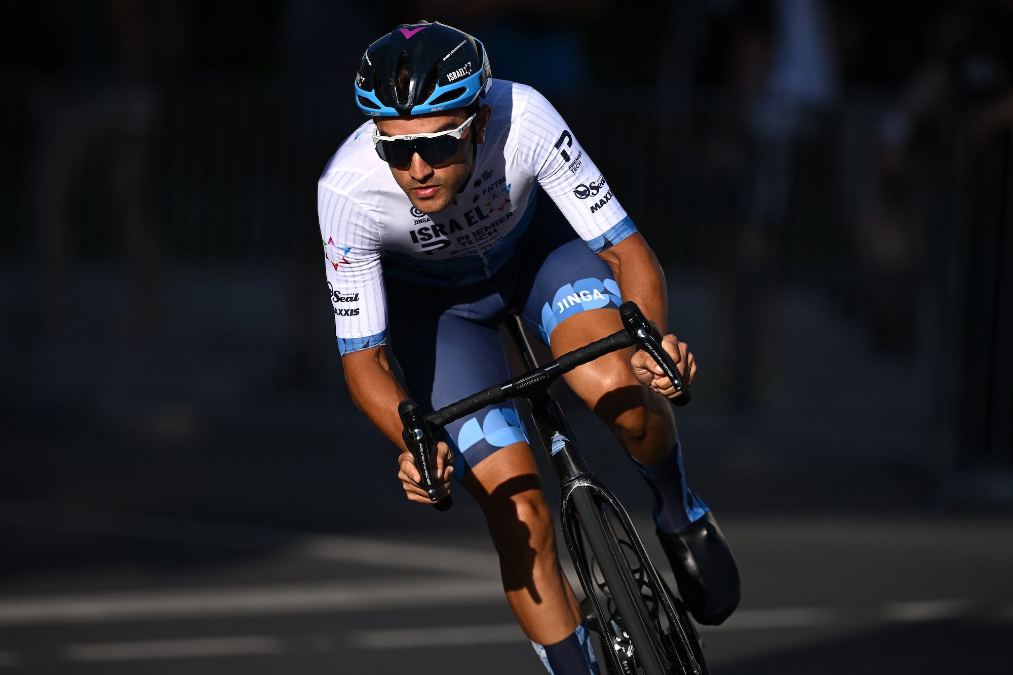 James Piccoli, shown here racing at the Deutschland Tour, landed a new deal for 2023.