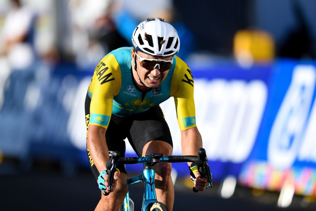 Alexey Lutsenko at the 2022 road worlds