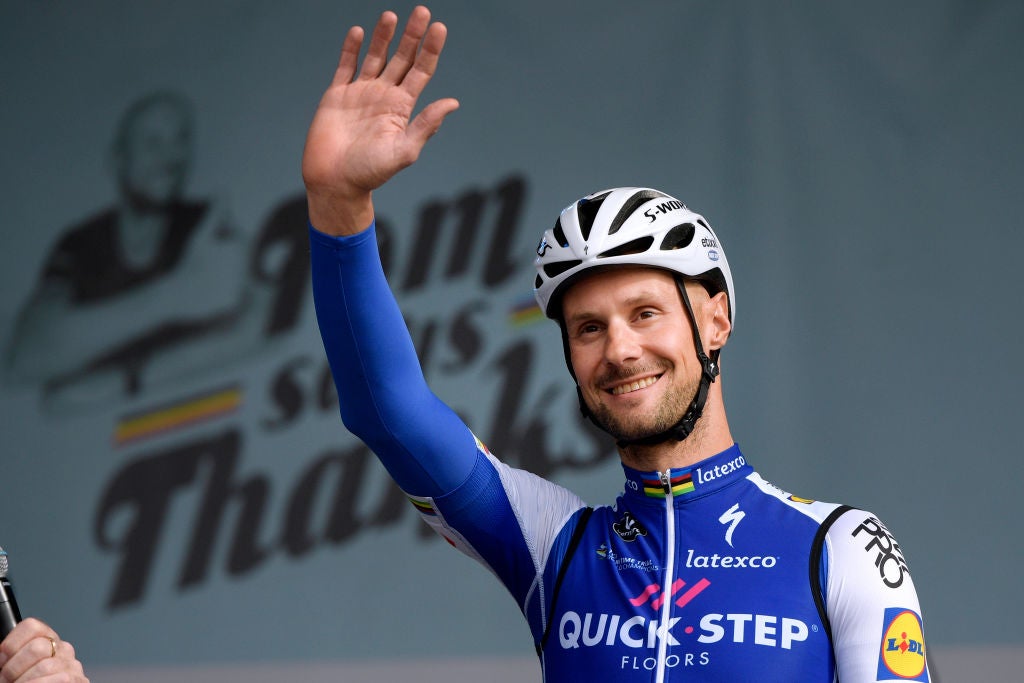 Tom Boonen, who retired in 2017, is the subject of a new bronze statue.