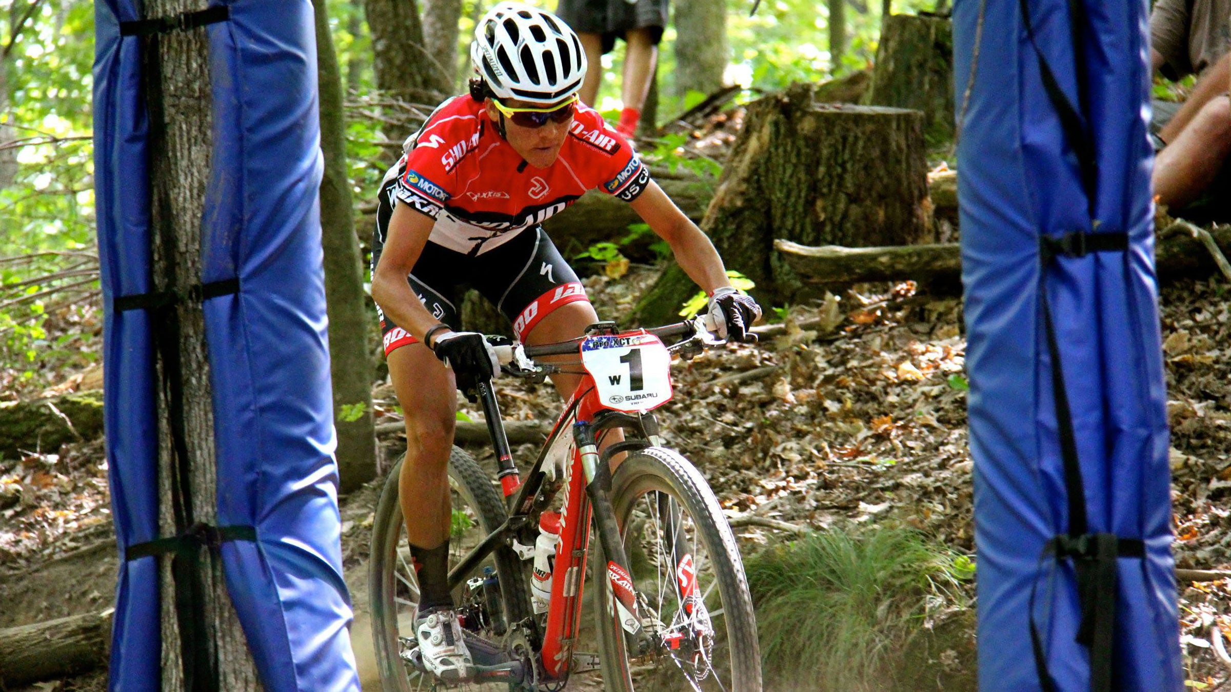 Monique "Pua" Parmalee racing on the U.S. circuit. 