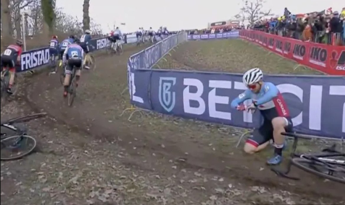 Michael van den Ham fixes his finger