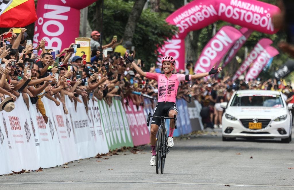 Esteban Chaves soaks in the adulation as he wins the Colombian national title
