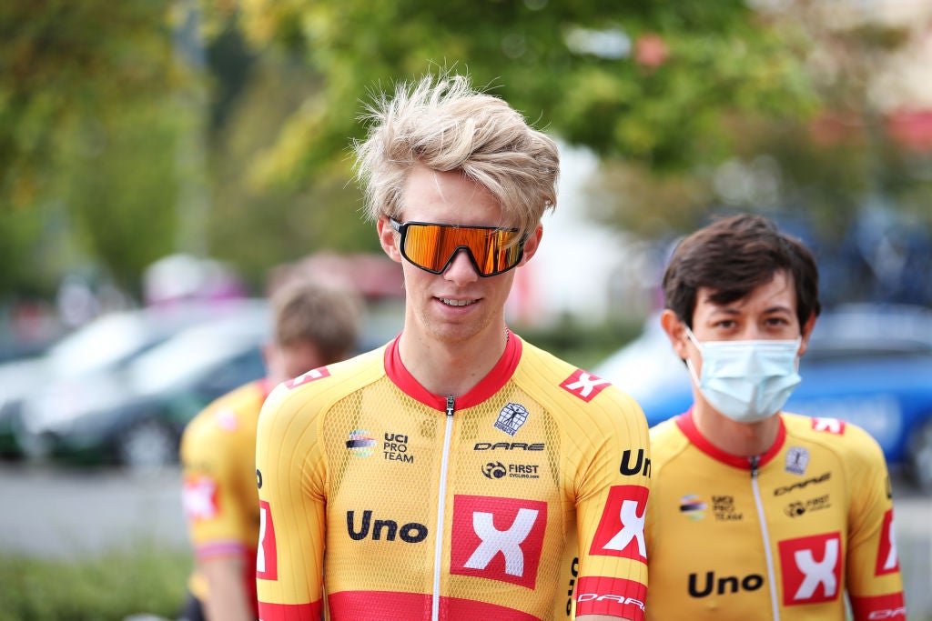 Jacob Hindsgaul, shown here at the 0th Eschborn-Frankfurt 'Rund um den Finanzplatz, was last year's winner.