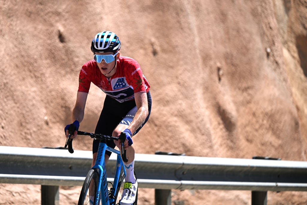 Matteo Jorgenson at the Tour of Oman