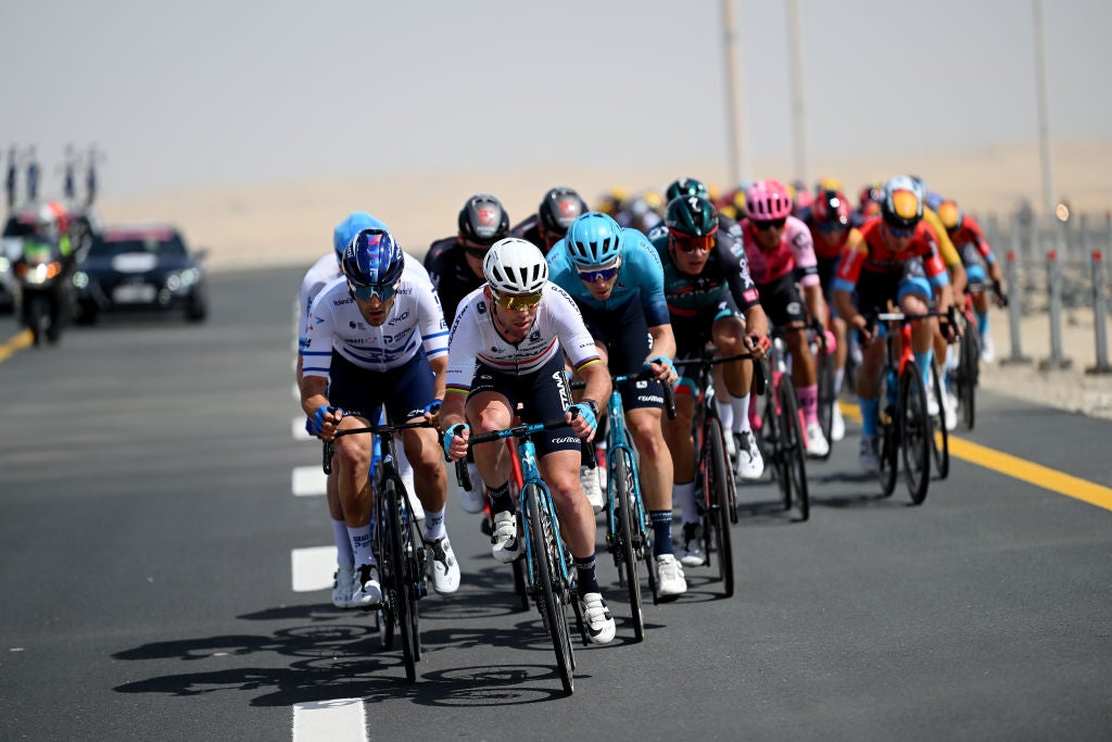 Cavendish and Bol paired up for the first time at the UAE Tour last week.