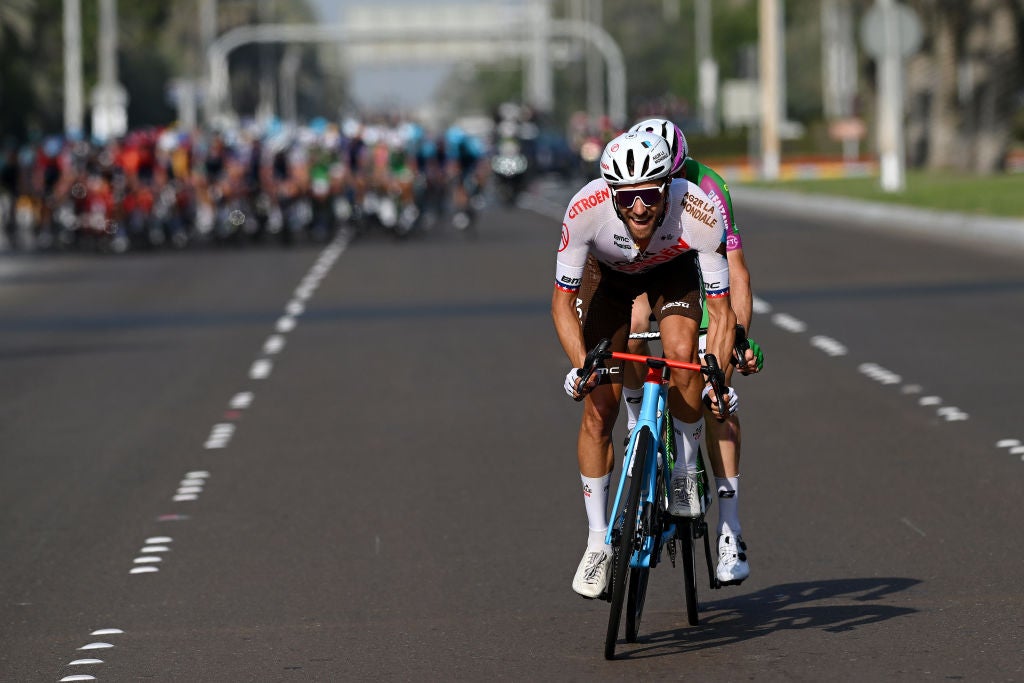 Warbasse impressed with his day-long breakaway on stage 6 of the UAE Tour.