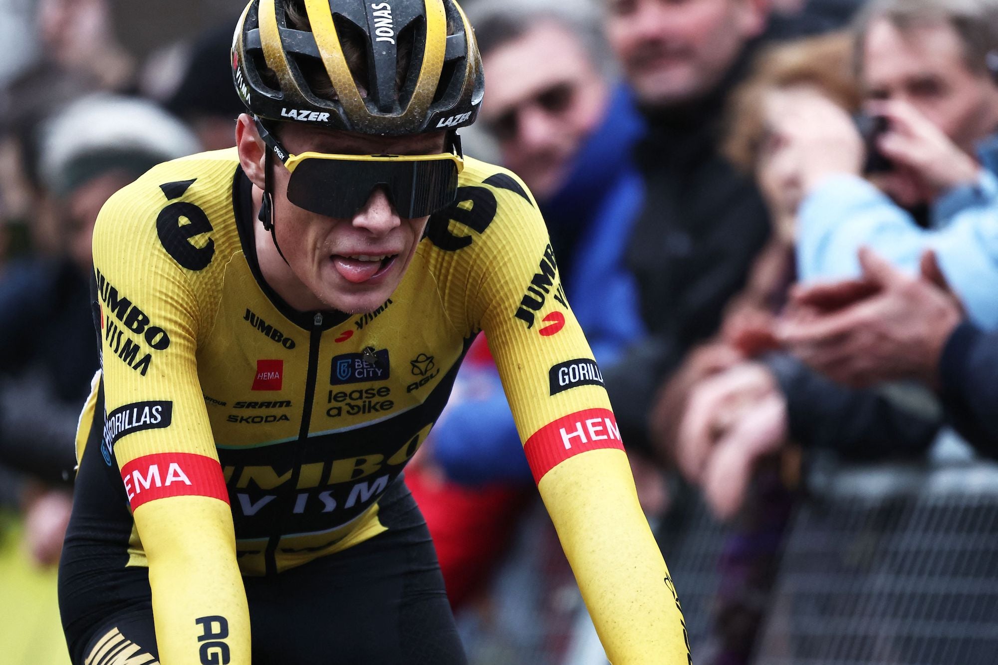 Vingegaard couldn't match Pogačar on Wednesday at Paris-Nice.