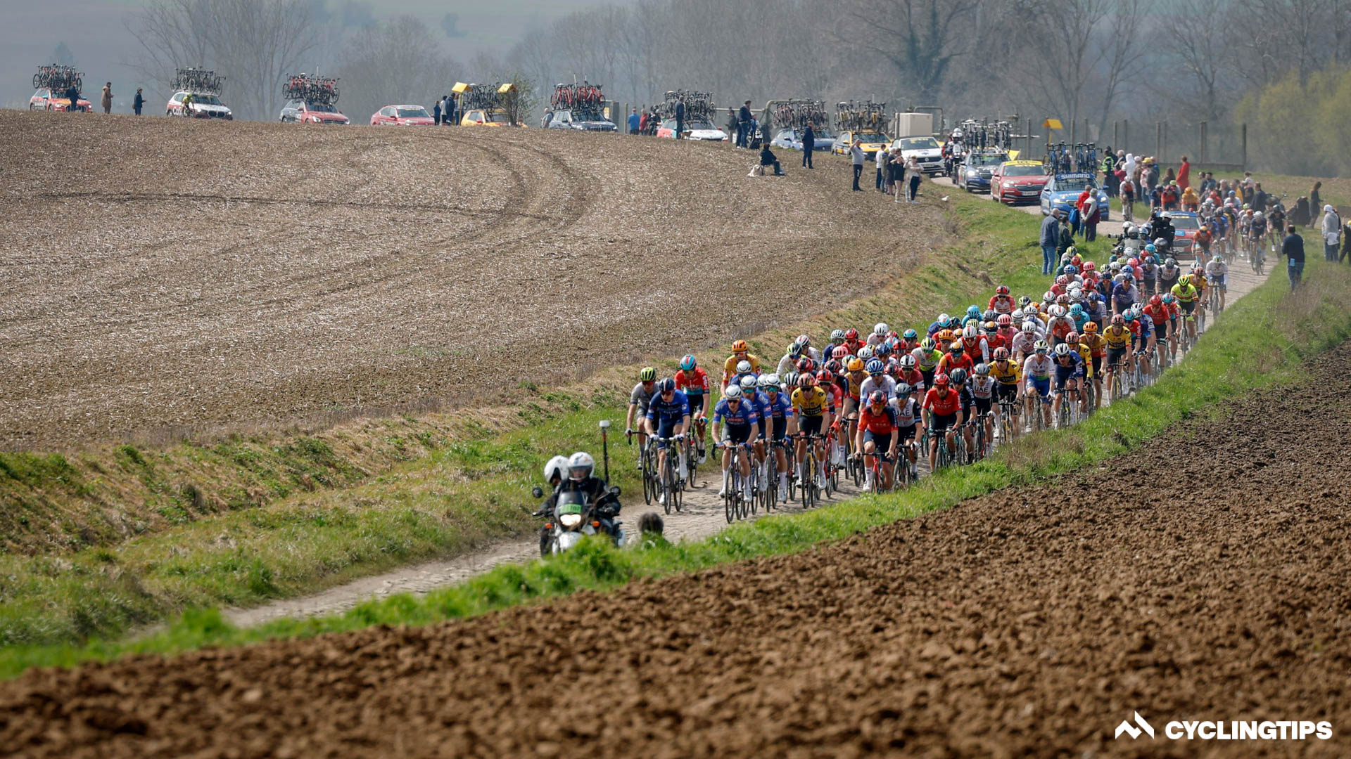 Roubaix - France - cycling - illustration - sfeer - illustratie pictured during 120th from Paris Roubaix (1.UWT) a one day race from Compiègne to Roubaix (256.6km) - Photo: Dion Kerckhoffs/Cor Vos © 2023
