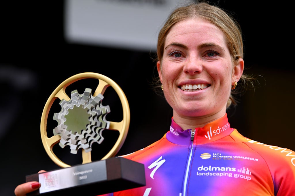Demi Vollering secured the Ardennes triple