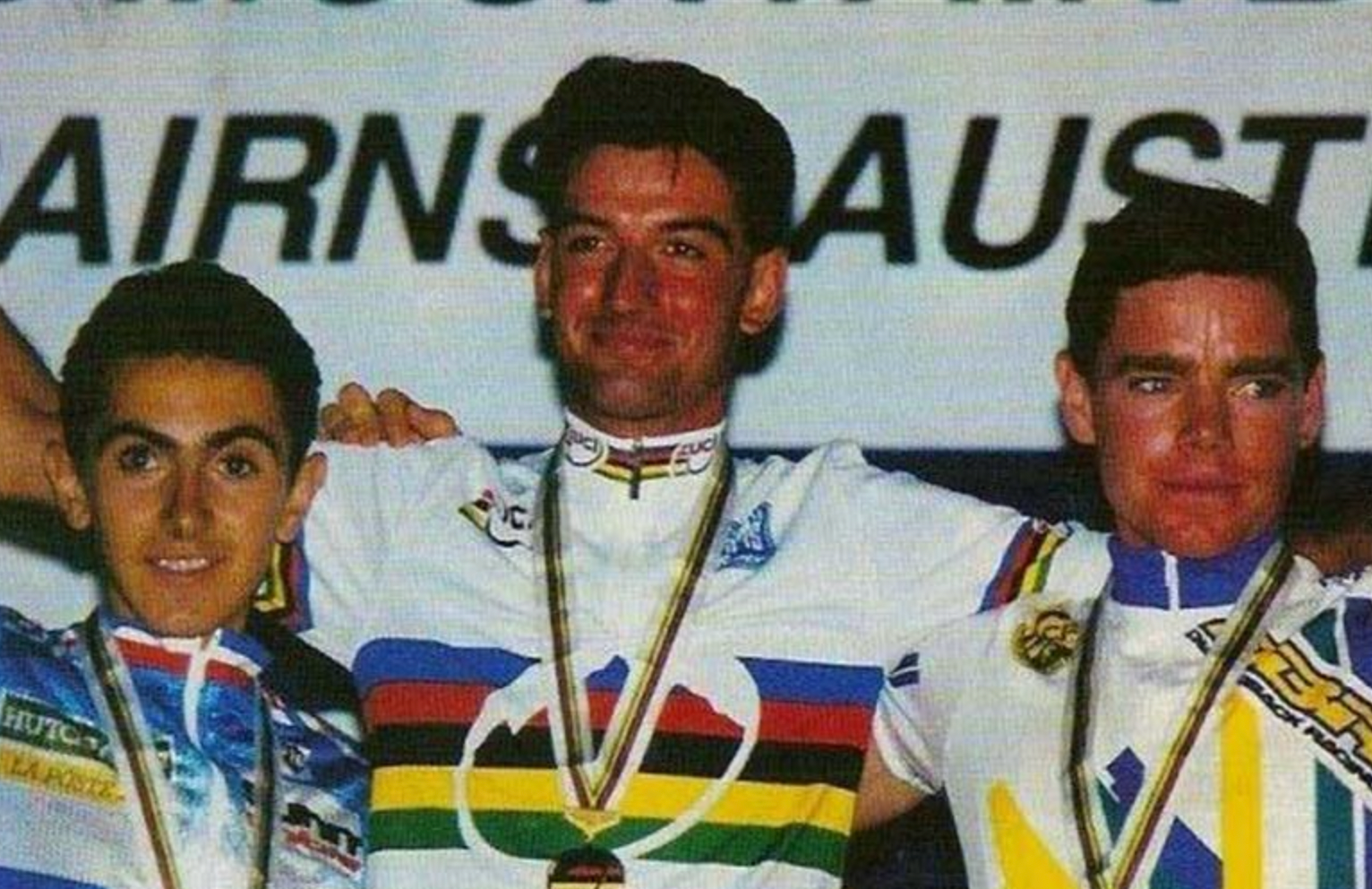 Dario Acquaroli, center, died recently in Italy. 