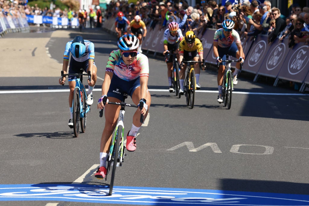 Chloe Dygert won the final stage of the RideLondon Classique